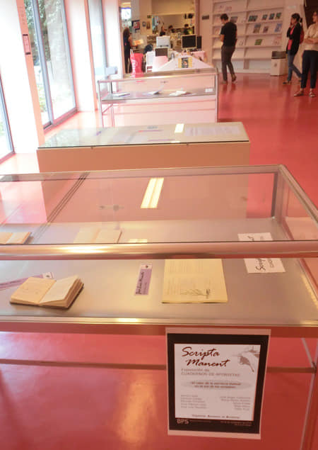 Scripta Manent. Exposición de Cuadernos de aforistas. Sevilla 2019