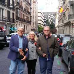 Con Manuel Neila y Carmen Canet en Madrid
